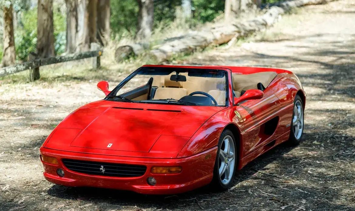 Red 1998 Ferrari F355 Spider for sale at Fantasy Junction in Emeryville, California